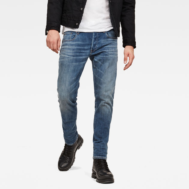 3301 Slim Jeans | Medium blue | G-STAR® CA