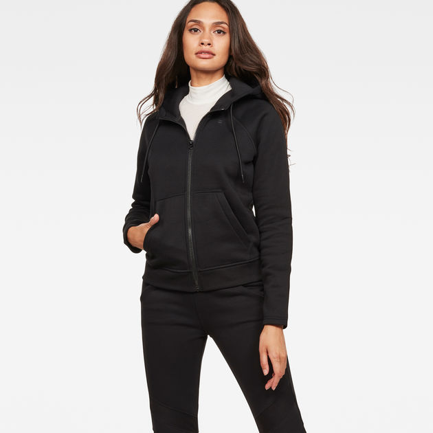 Motac Dc Xzula Hdd Zip Thru Sweat Black G STAR US