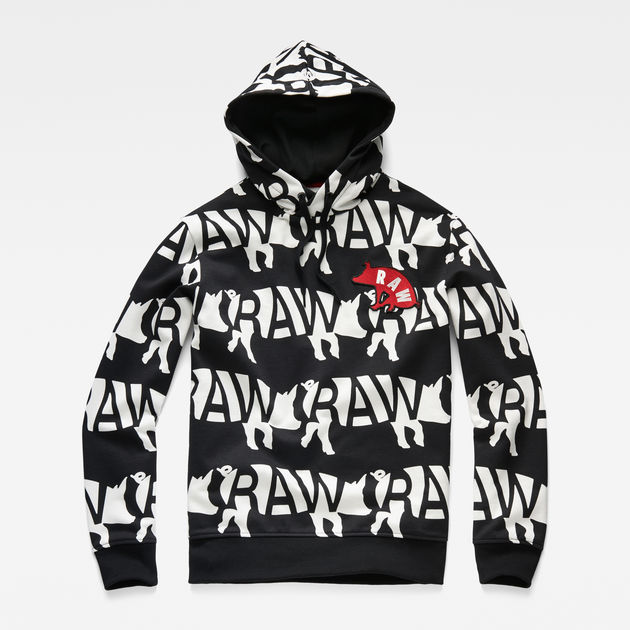G star white hoodie Outlet