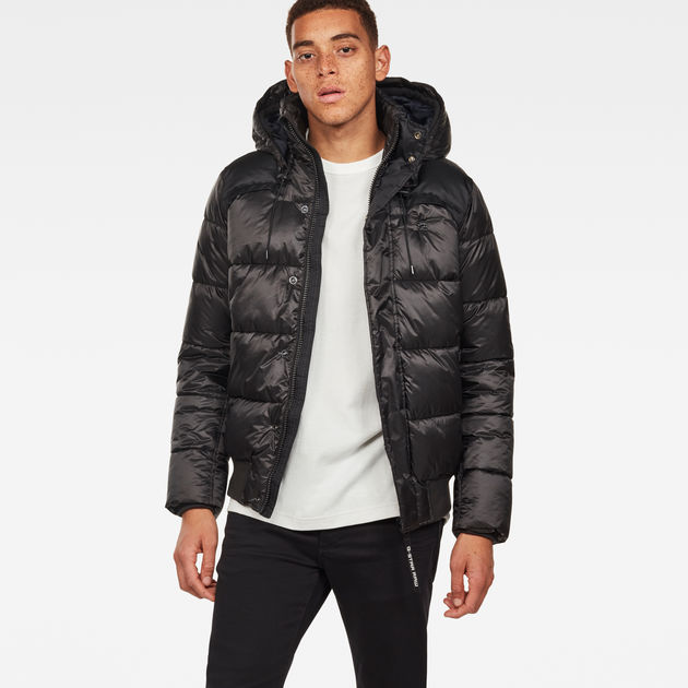 whistler quilted hooded bomber