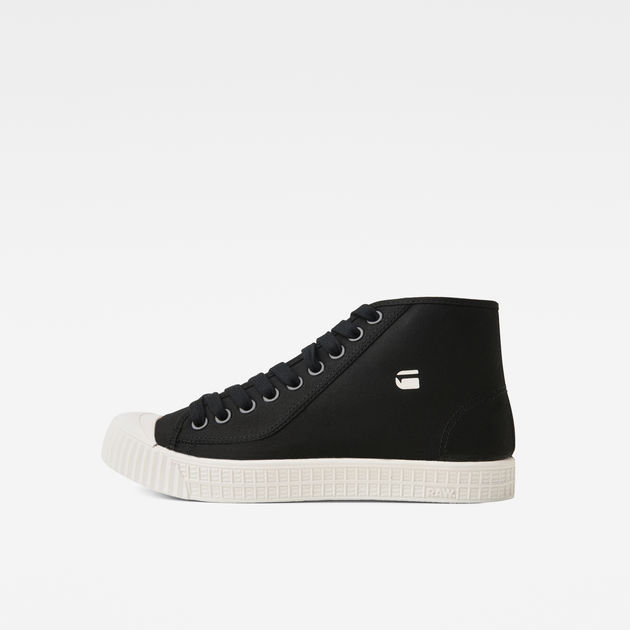 Rovulc Canvas Mid Sneakers | Black | G 