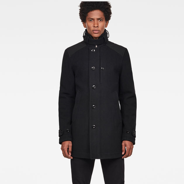 Garber Pm Wool Trench Black G STAR CA