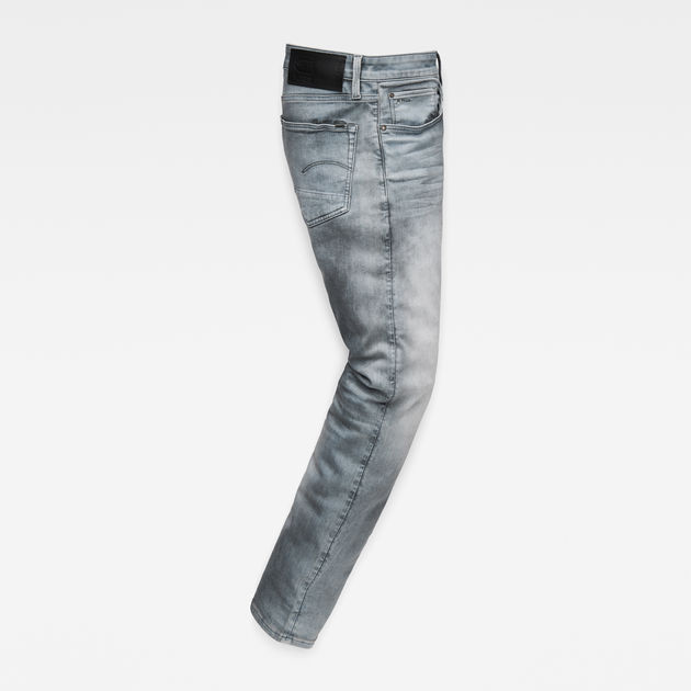 3301 slim jeans medium aged