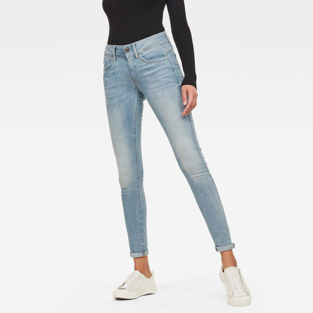 送料込★G-Star★ Lynn D-Mid Waist Super Skinny デニム Lynn D-Mid Waist Super Skinny Jeans | Light blue | G-STAR® US
