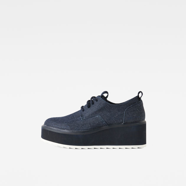 Strett Flatform Derby Denim Sneaker Dark blue G STAR US