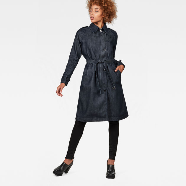 Minor Denim Classic Trench Dark blue G STAR CA