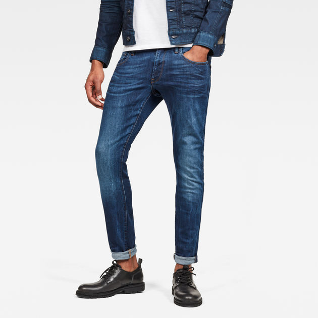 3301 Super Slim Jeans | Medium blue | G-Star RAW®