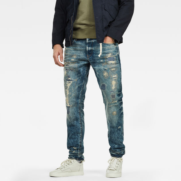 g-star raw neu herren 3301 tapered denim jeans