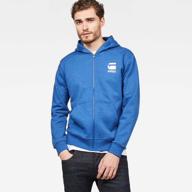 G-Star Raw Denim Doax Men/'s Full Zip Hoodie