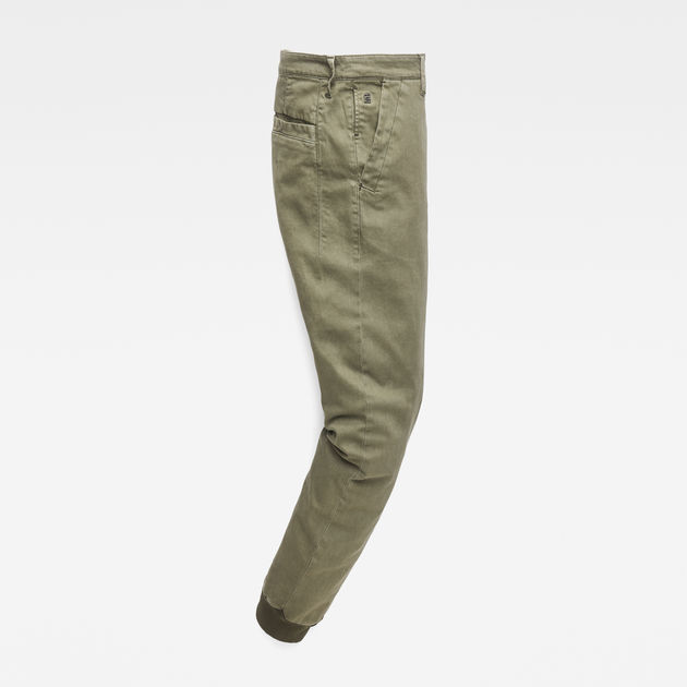 bronson straight tapered cuffed trousers