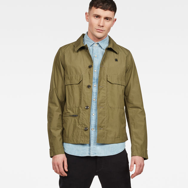 芸能人 愛用の通販 Overshirt Work Xpo | US G-STAR® | Green ジャケット・アウター