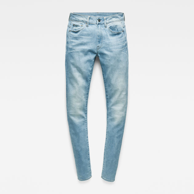 3301 High Waist Skinny Jeans | Light blue | G-Star RAW®