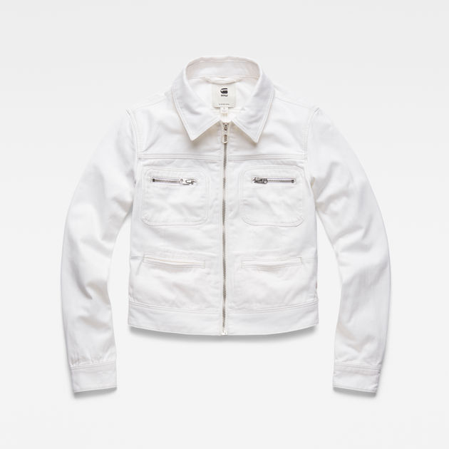 g star raw white jacket