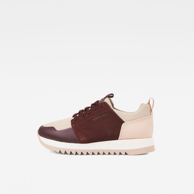 Deline Sneakers | Dk Bordeaux/Bisque 