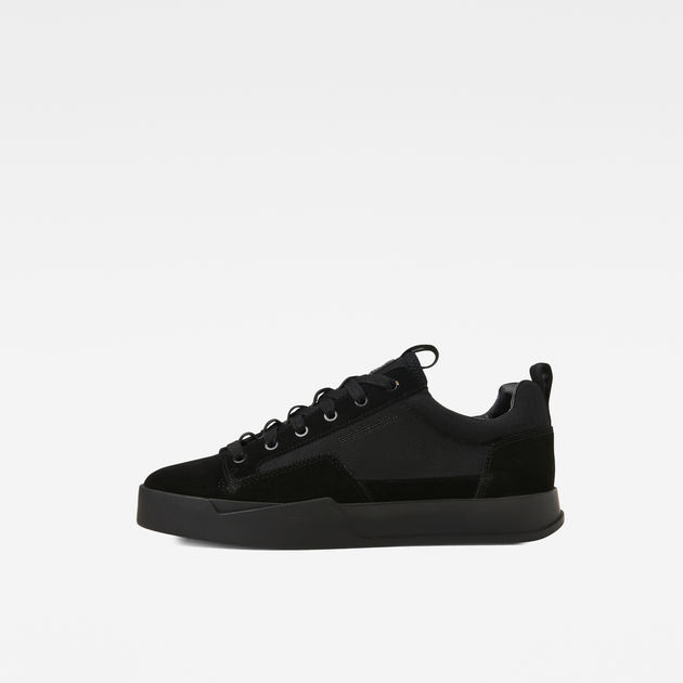 Rackam Core Low Denim Sneakers | Black 