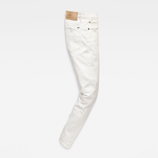 all white g star jeans