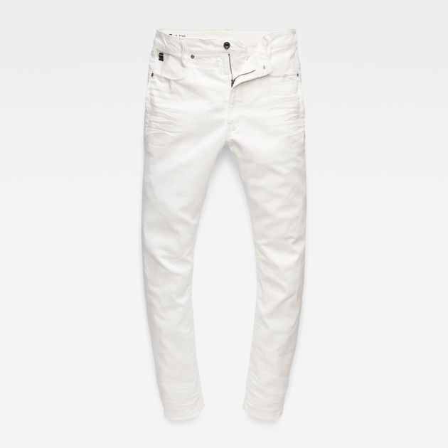 g star raw white jeans