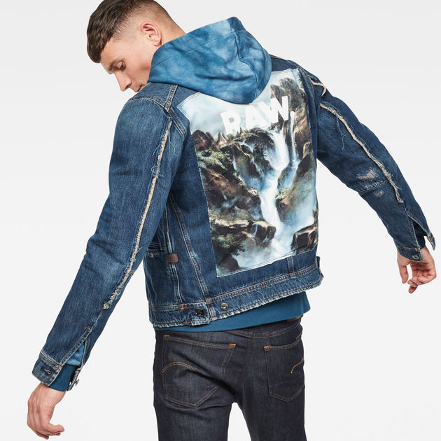 ジャケット・アウター D-STAQ RFTP WATER 3D JACKET D-Staq RFTP Water 3D Jacket | ミディアムブルー | G-STAR® JP