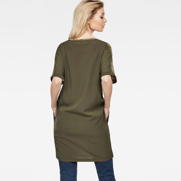 Joosa Dress | Khaki/Army Green | G-Star 