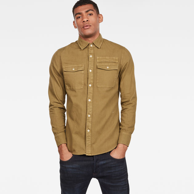 g star raw green shirt