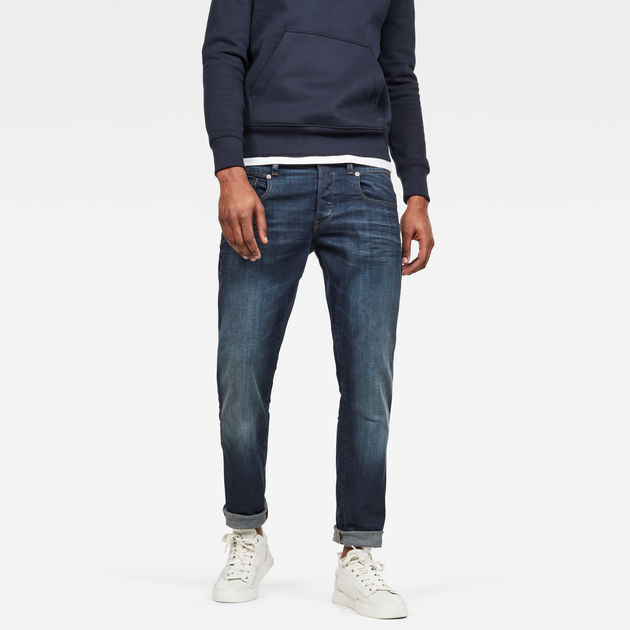 straight tapered jeans