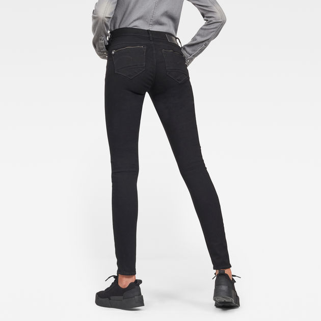 Midge Zip Mid Skinny Jeans | Pitch 