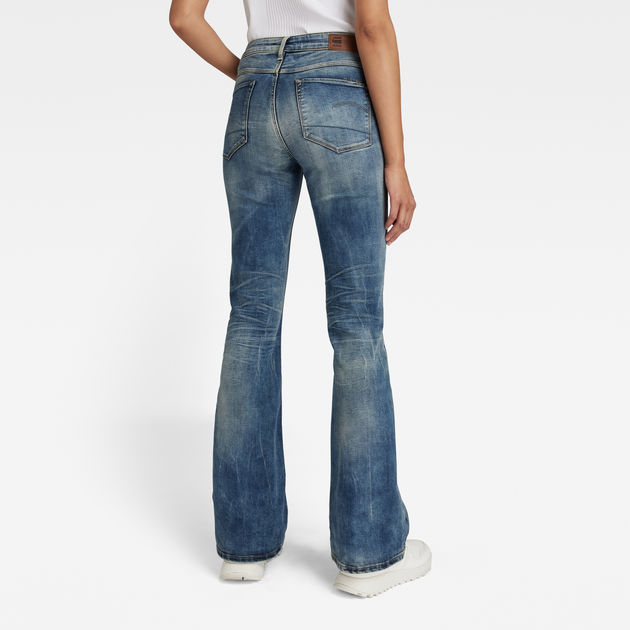 g star raw flared jeans