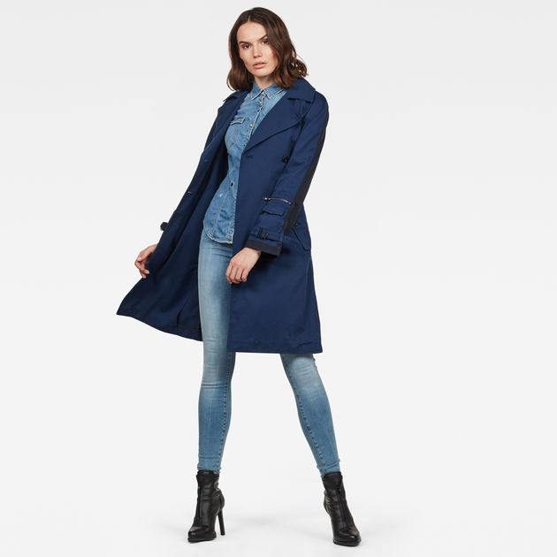 g star trench coat women's