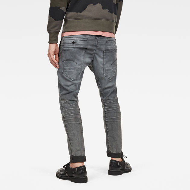 D-Staq 3D Slim Jeans | Faded Dry Waxed 