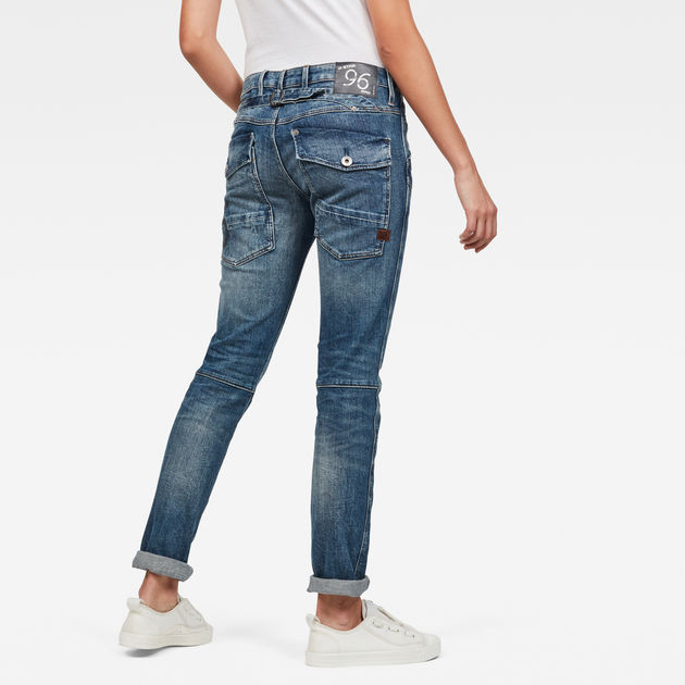g star 5620 heritage embro tapered women's jeans
