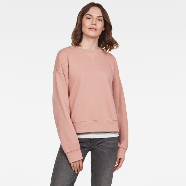 loose crew neck sweatshirt