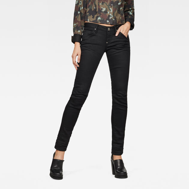 5620 G-Star Elwood Heritage Embro Tapered Jeans | Black | G