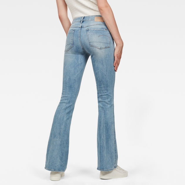 3301 High Flare Jeans | Light Aged | G 