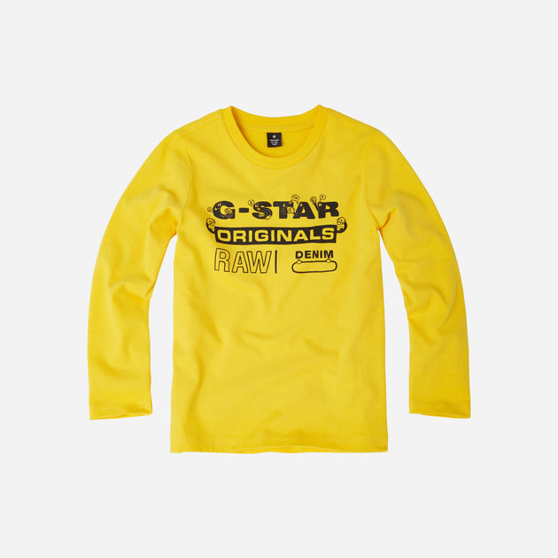 g star raw t shirts yellow