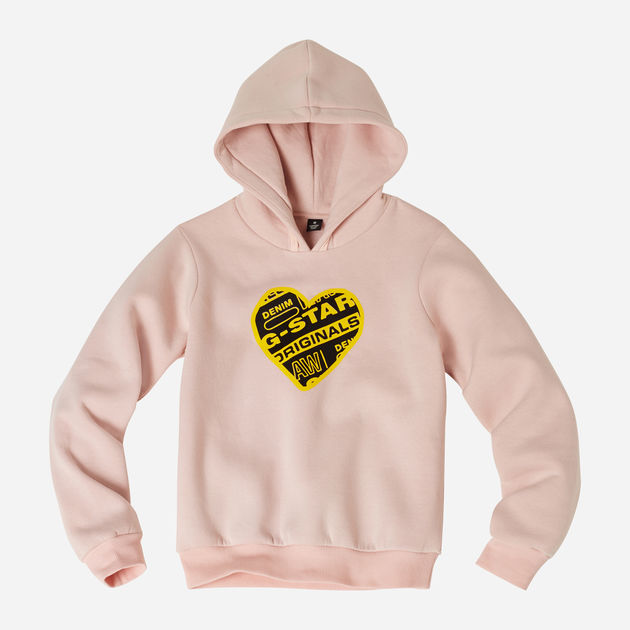 pink g star hoodie