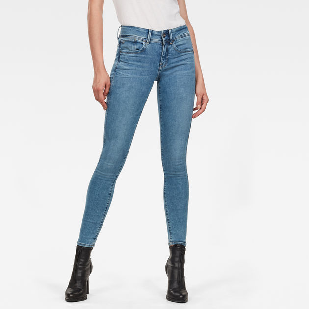 Lynn Mid Skinny Jeans | Medium blue | G-Star RAW®