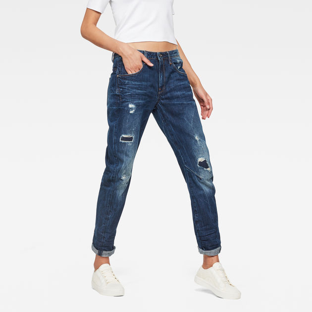Arc 3D Low Waist Boyfriend Jeans | ダークブルー | G-STAR® JP