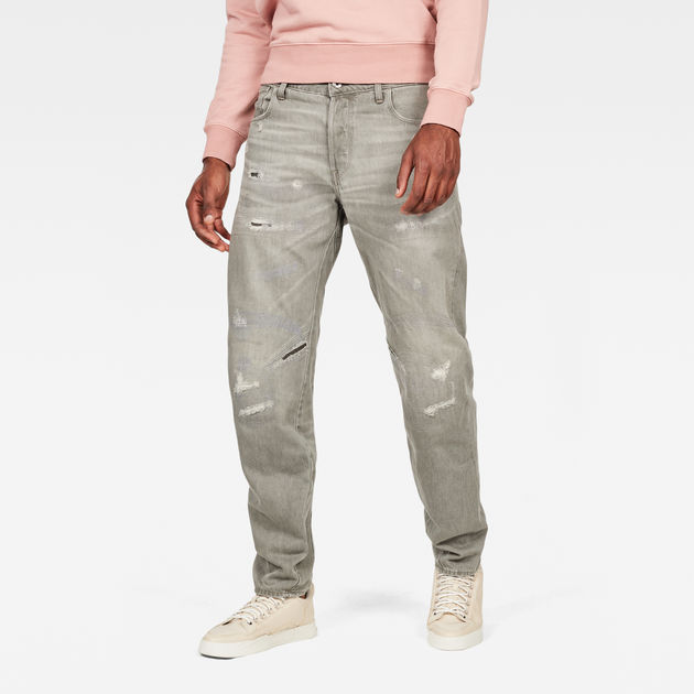 今 話題 の 人気 商品 Relaxed 3D Arc Tapered G | Grey | Jeans Colored Earthtrace パンツ