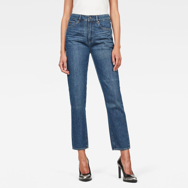 G-STAR RAW 3301 High Straight 90s Ankle Jean Droit Femme 