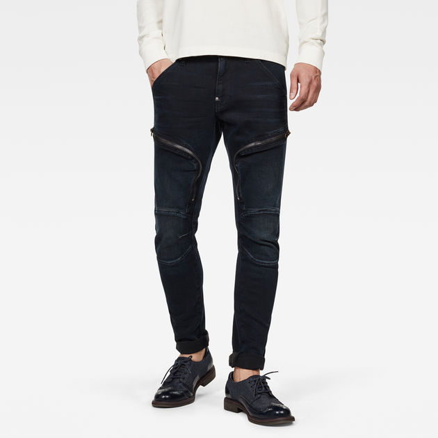 Air Defence Zip Skinny Jeans | Grey | G-STAR® US