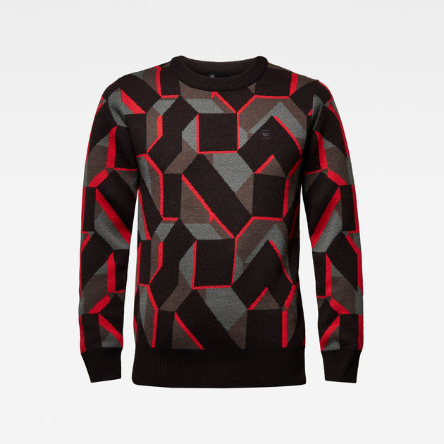 black and red g star shirt