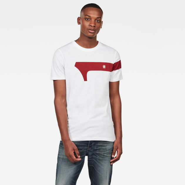 Graphic 13 Slim T-Shirt RAW® US | G-Star White 