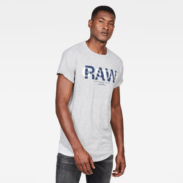 g star raw logo t shirt