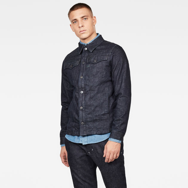 3301 Lining Overshirt | Dark blue | G-STAR® ES