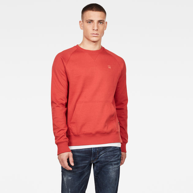 2-Tone Sweater | Red | G-Star RAW® US