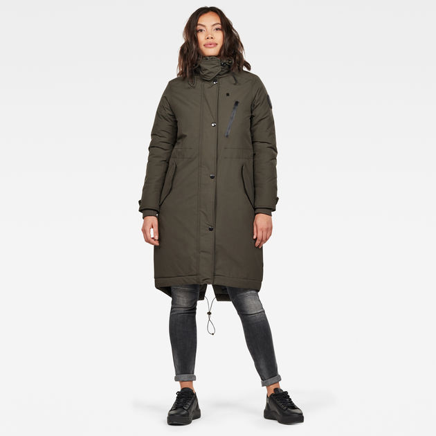 New Duty Padded Fishtail Parka | Grey | G-Star RAW® KR