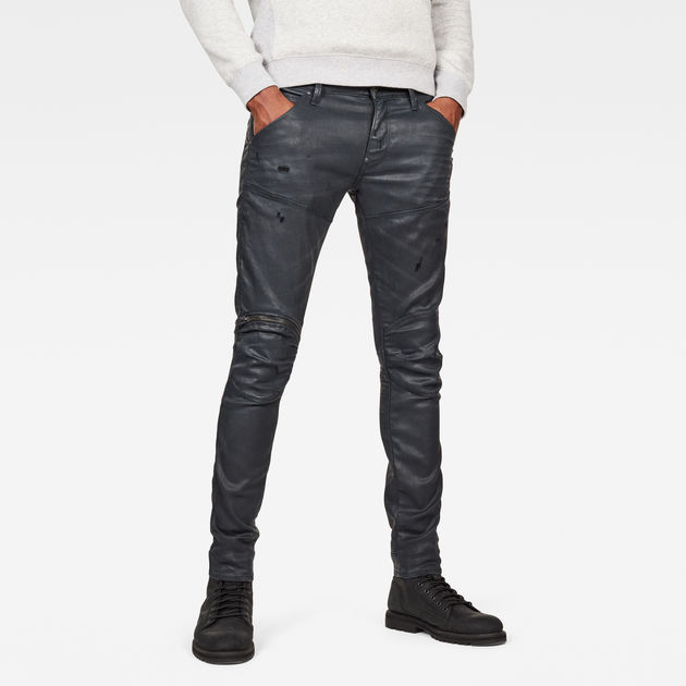 5620 3D Zip Knee Skinny Pant | Black | G-STAR® US