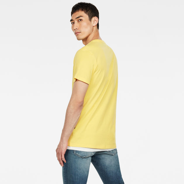 g star raw t shirts yellow