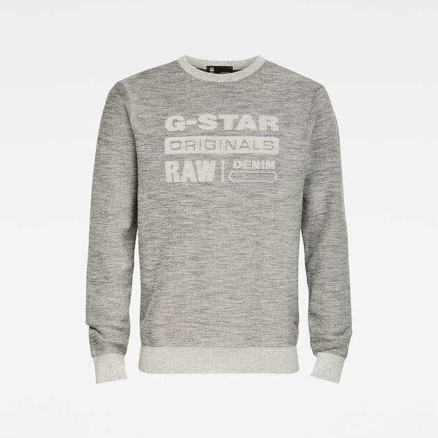 Premium Core Knitted Sweater | Grey | G-Star RAW®