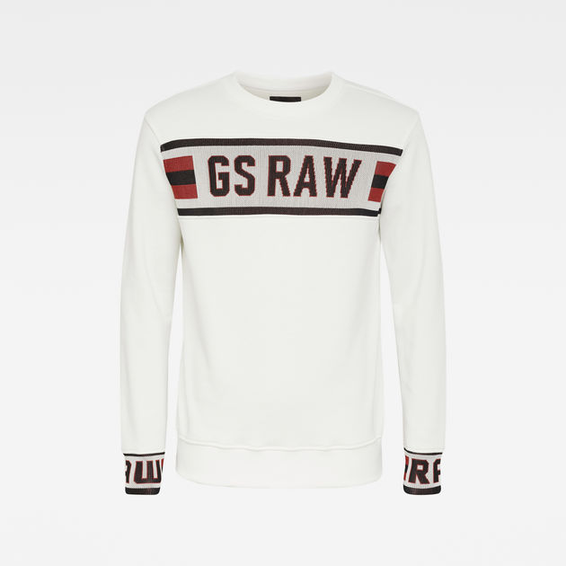 Tien Gezamenlijk Ru Gsraw Jacquard Sweater | Beige | G-Star RAW®